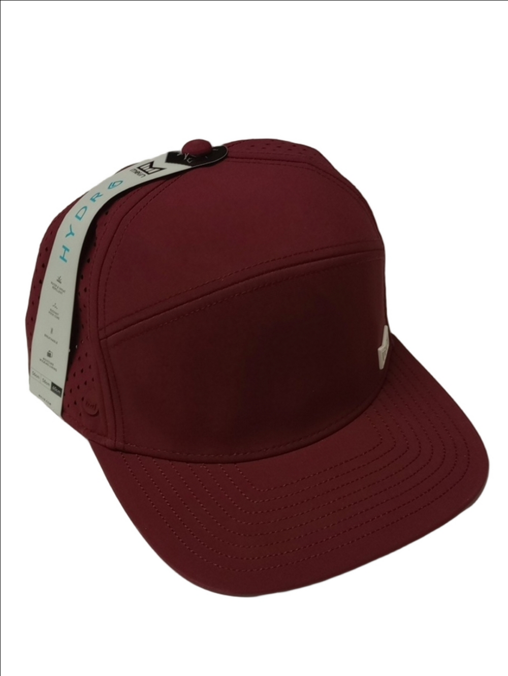 🆕 MELIN THE HYDRO TRENCHES ICON XL WATER REPELLENT MAROON MENS BASEBALL CAP - Picture 3 of 13